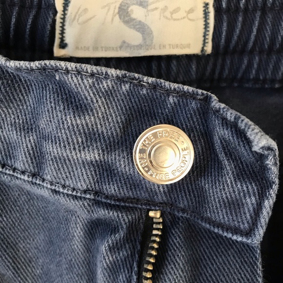 Free People Cargo Jeans Blue - Picture 8 of 8